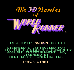 3D WorldRunner screenshot 2 for NES
